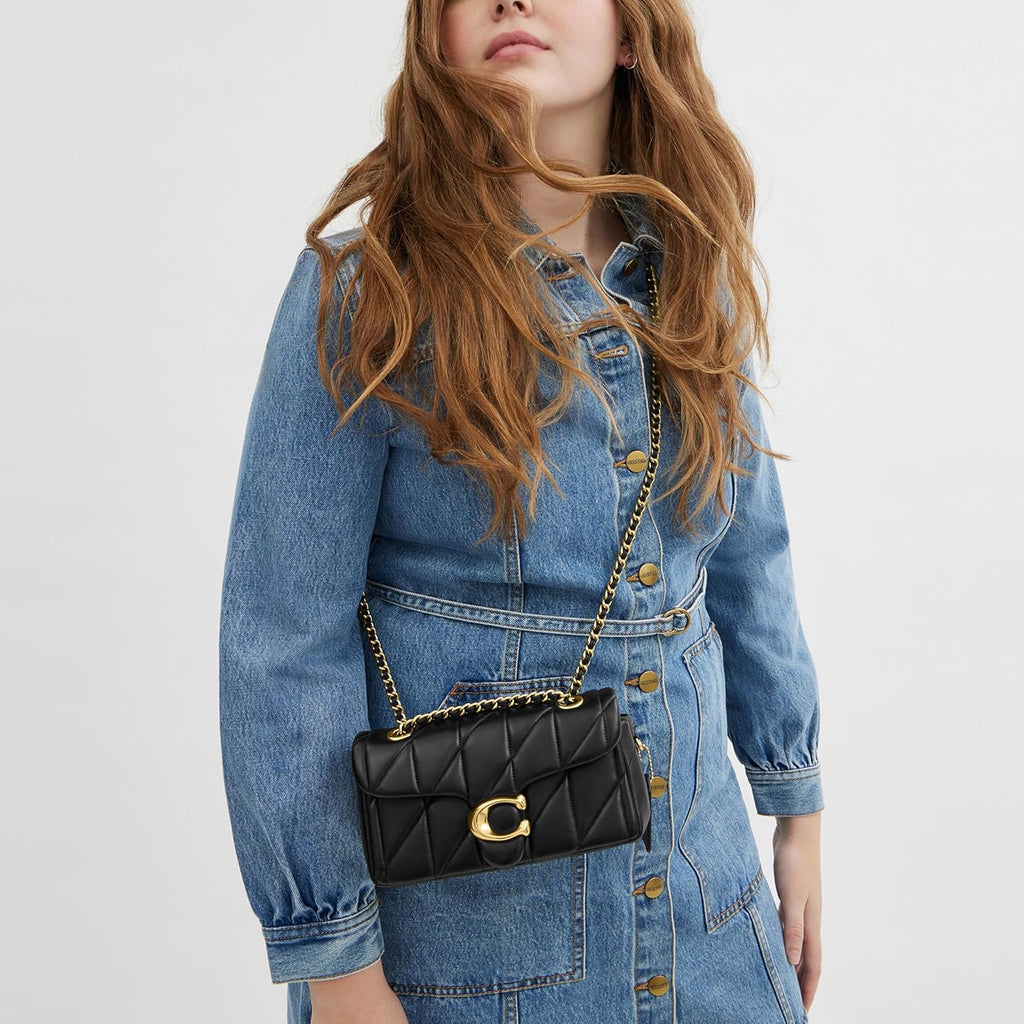 Quilted Tabby Shoulder Bag 20 with Chain