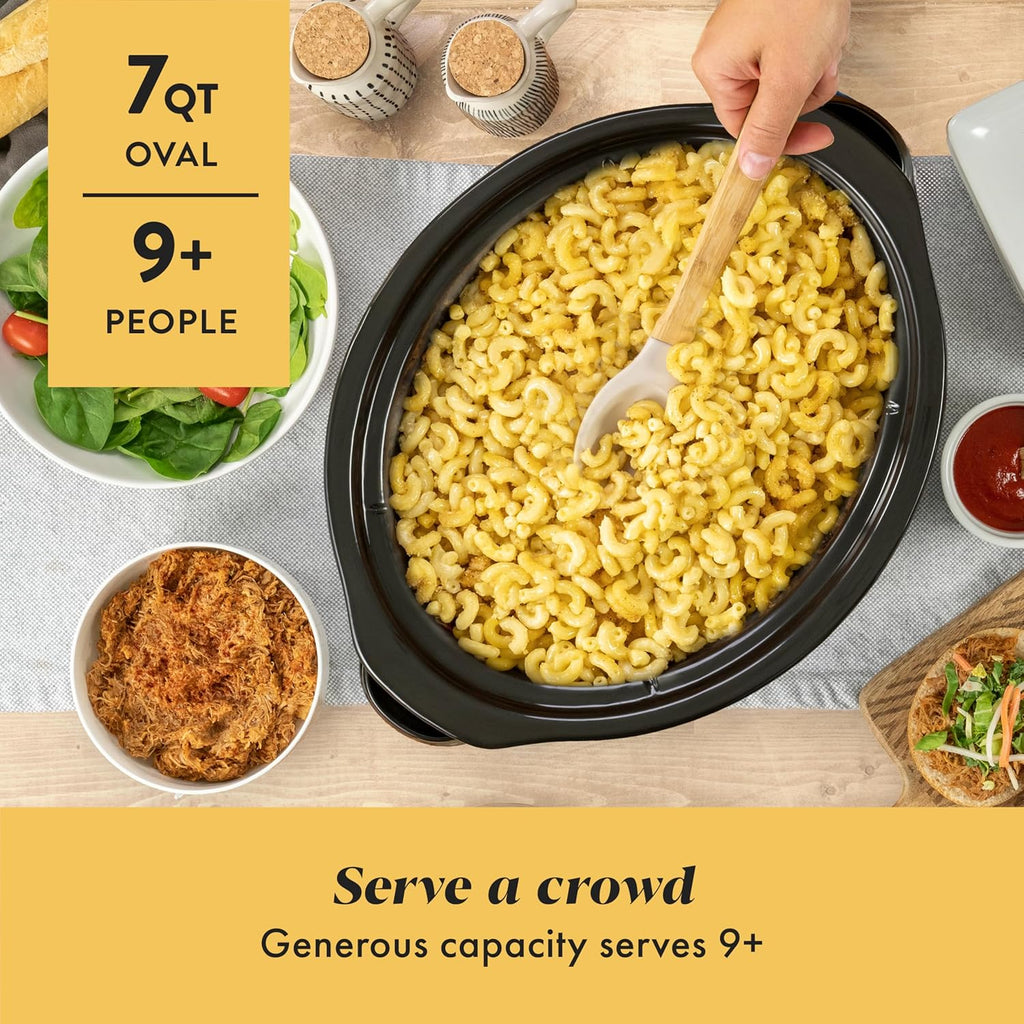 Crock-Pot 6-Quart Cook ‘n Carry Programmable Slow Cooker with Digital Timer, Family-Size Serves 7+ People, Removable Stoneware with Warming Setting, Dishwasher Safe for Easy Cleanup, Stainless Steel