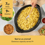 Crock-Pot 6-Quart Cook ‘n Carry Programmable Slow Cooker with Digital Timer, Family-Size Serves 7+ People, Removable Stoneware with Warming Setting, Dishwasher Safe for Easy Cleanup, Stainless Steel