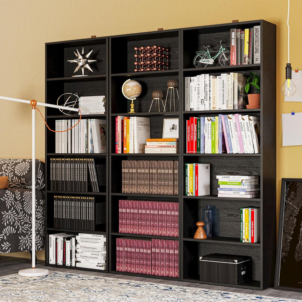 Ironck Bookshelves And Bookcases Floor Standing 6 Tiers Display Storage Shelves 70 In Tall Bookcase Home Decor Furniture For Home Office, Living Room, Bed Room
