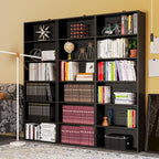 Ironck Bookshelves And Bookcases Floor Standing 6 Tiers Display Storage Shelves 70 In Tall Bookcase Home Decor Furniture For Home Office, Living Room, Bed Room