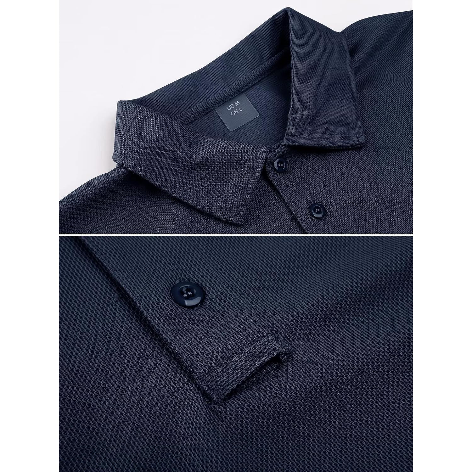 Magcomsen Men'S Polo Shirt Quick Dry Performance Short Sleeve Tactical Shirts Pique Jersey Golf Shirt