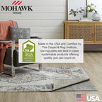Mohawk Home Non Slip Rug Pad 8' x 10' - 1/4" Thick Felt + Latex Rubber Gripper - Dual Surface Cushion for Hardwood, Carpet, Tile Floors, Made in USA