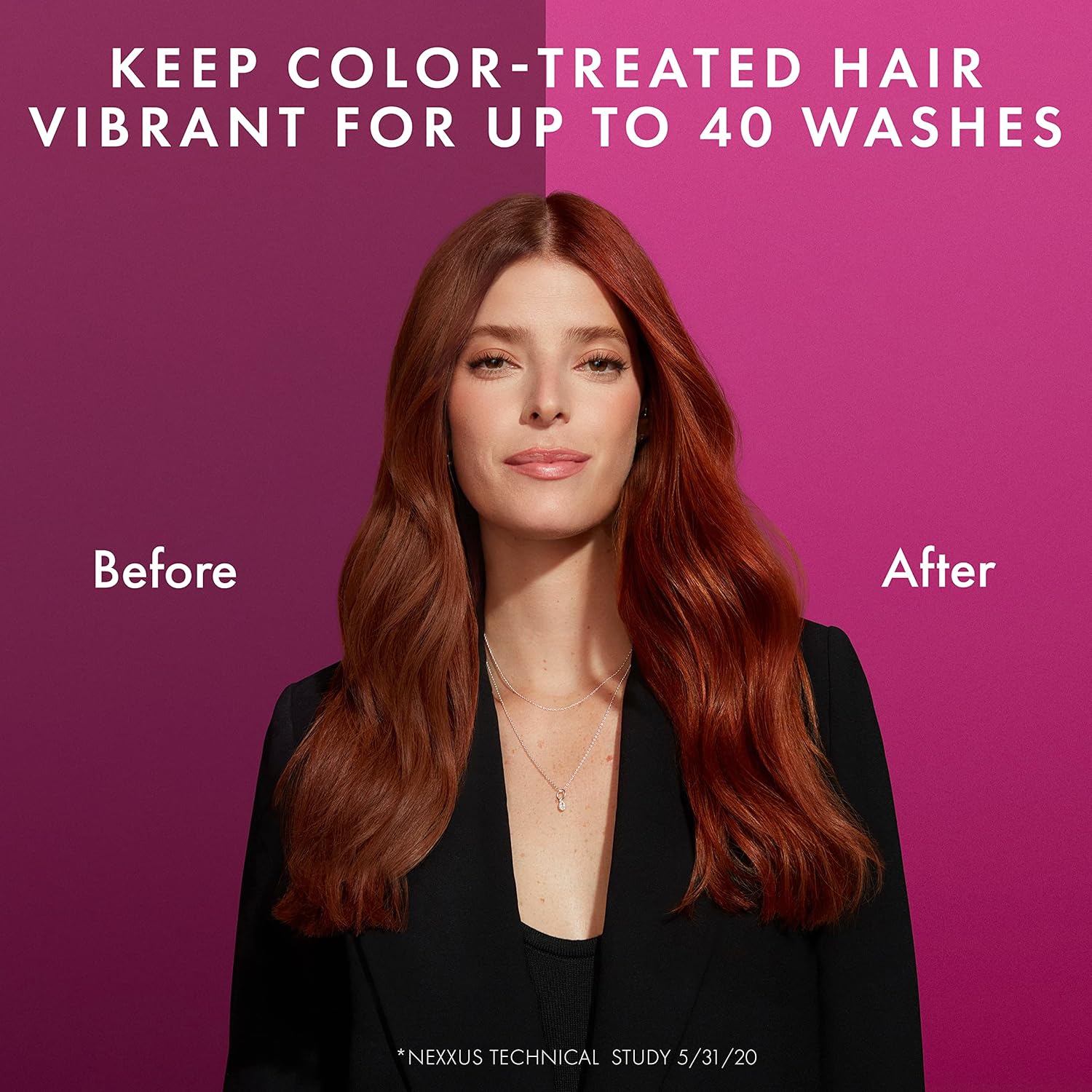 Nexxus Color Assure Shampoo for Vibrancy for Color Treated Hair Powered by Chromabond Sealer with Citric Acid 33.8