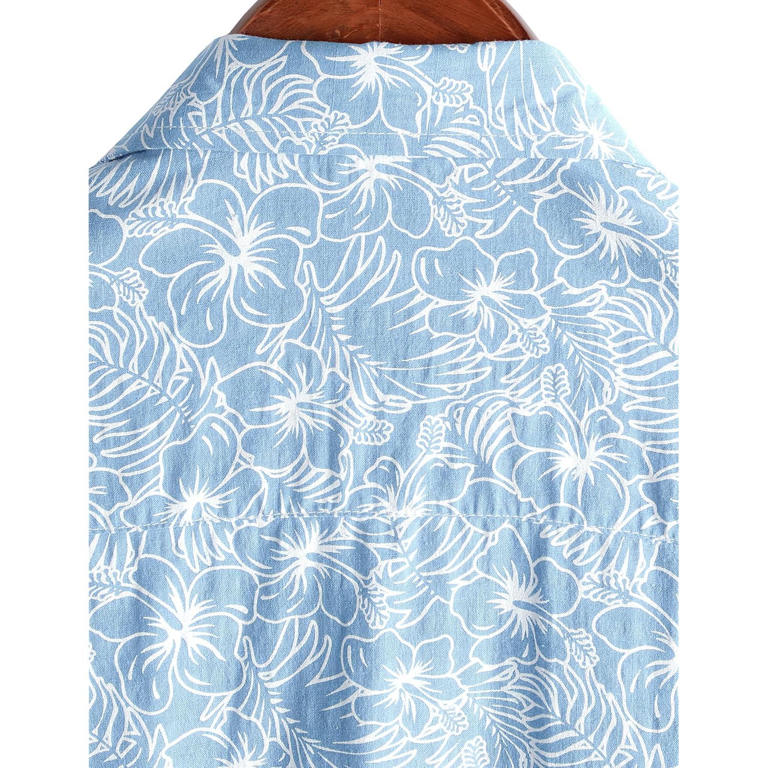 Mens Hawaiian Shirt Short Sleeve Button Down Cotton Floral Shirts Casual Tropical Beach Summer Shirts