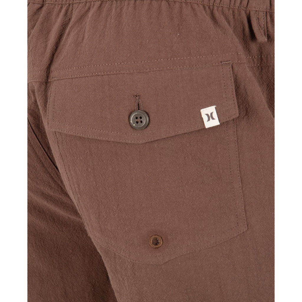 Hurley Men'S Naturals 6" Inseam Cotton Walk Shorts, 17" Outseam, Elastic Waistband & Drawstring