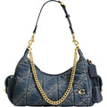 COACH Soft Quilted Leather Pocket Juliet Bag 30