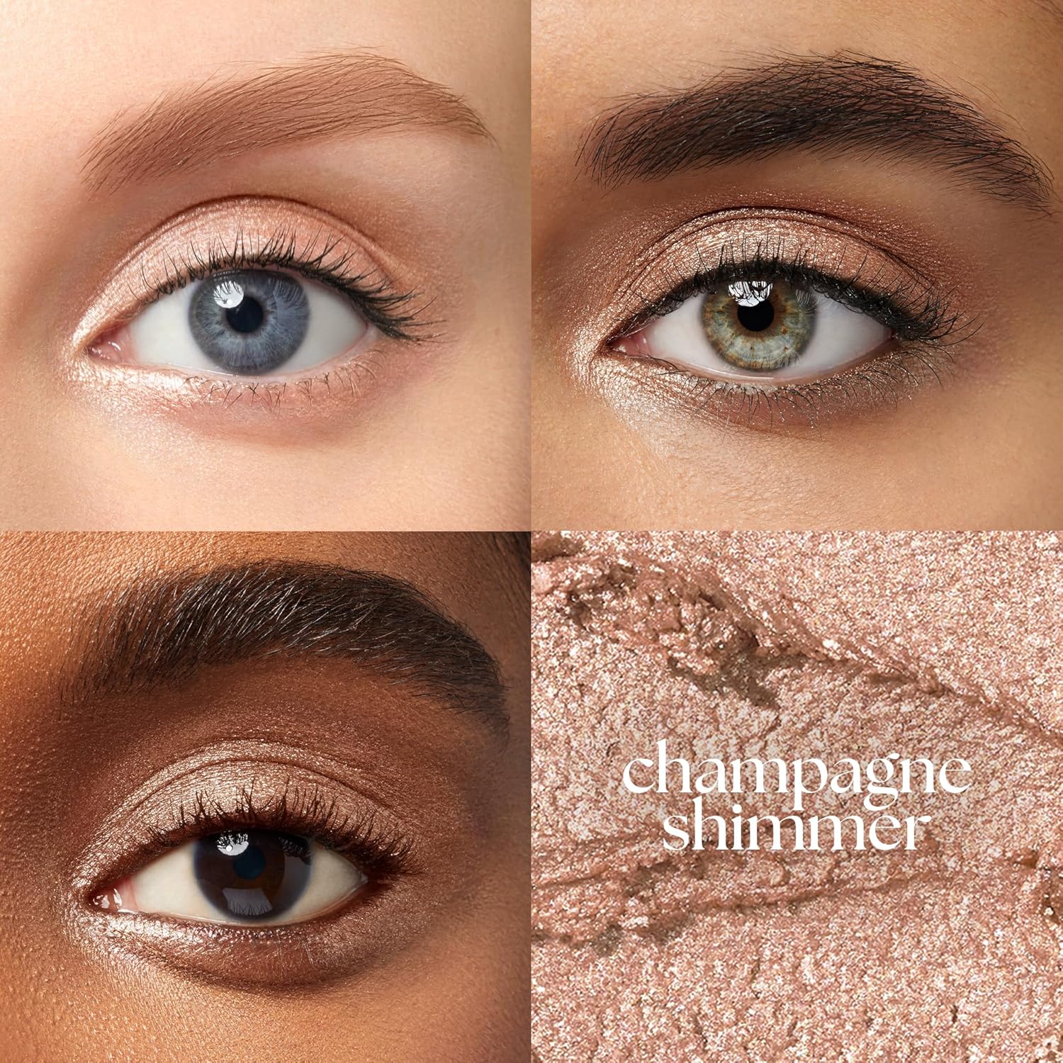 Julep Eyeshadow 101 Cream-to-Powder Waterproof Eyeshadow Stick – Champagne Shimmer – Long-Lasting, Buildable, Crease-Proof, Cruelty Free, Shimmer Finish with Built-In Smudger