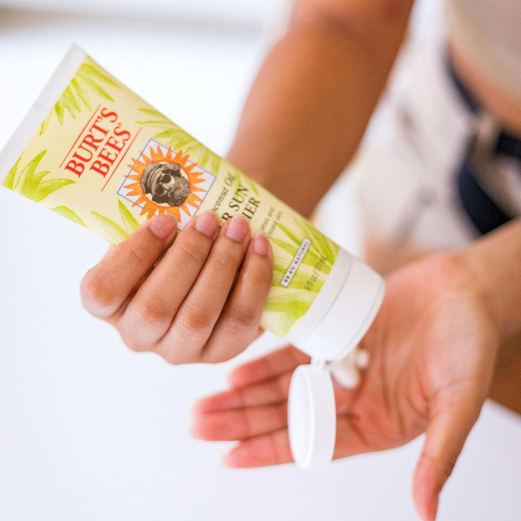 Burt'S Bees After Sun Lotion With Hydrating Aloe Vera And Coconut Oil, Replenish And Recondition Skin, Sunburn Relief, Natural Origin After Sun Soother, 6 Oz. Tube