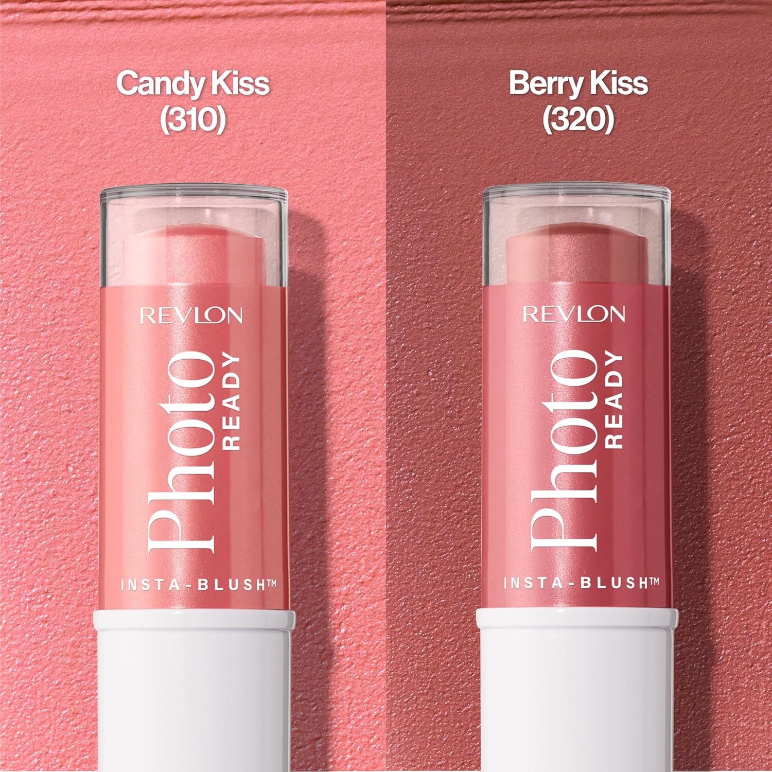 Revlon PhotoReady Insta-Blush Stick for Cheeks, Face Makeup with Cream to Powder Formula, High Impact Color, Moisturizing, Berry Kiss 320, 1.15 Oz