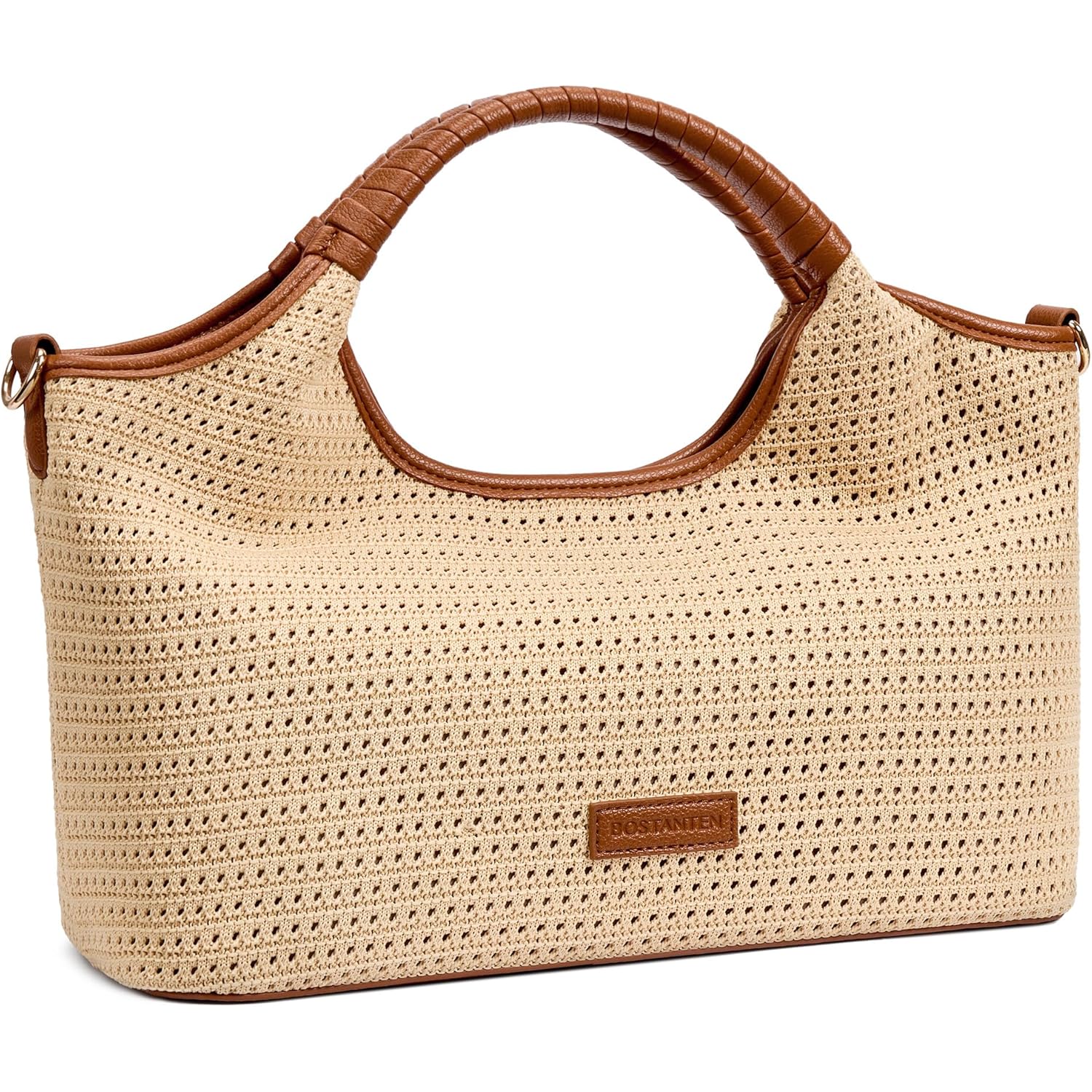BOSTANTEN Genuine Leather Purses for Women Designer Handbags Crossbody Shoulder Bags Top Handle Satchel with Adjustable Strap
