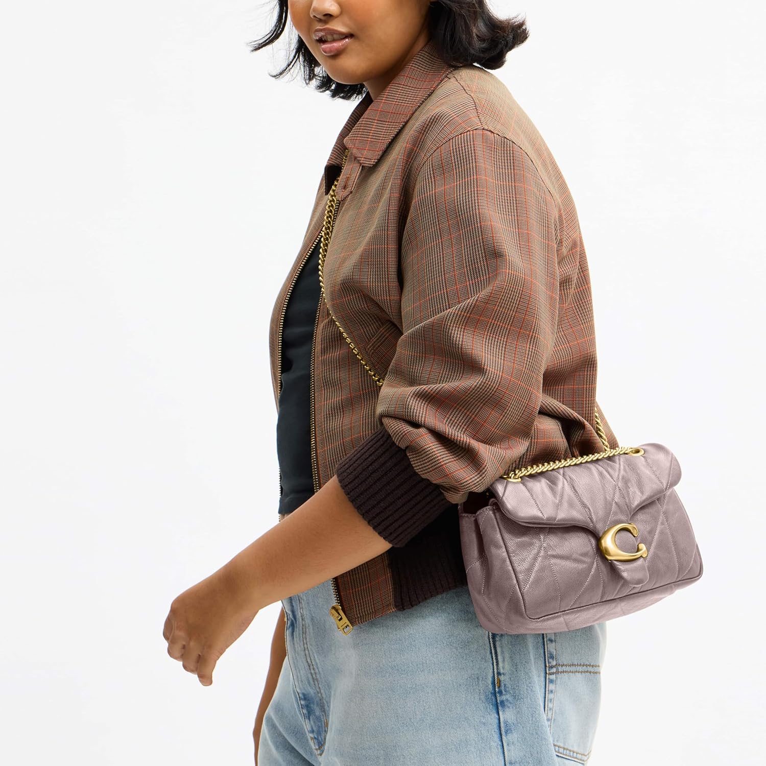 Coach Women'S Soft Quilted Tabby Shoulder Bag