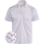 Mens Golf Shirts Golf Polo Shirts For Men Short Sleeve Polo Shirts Golf Gifts
