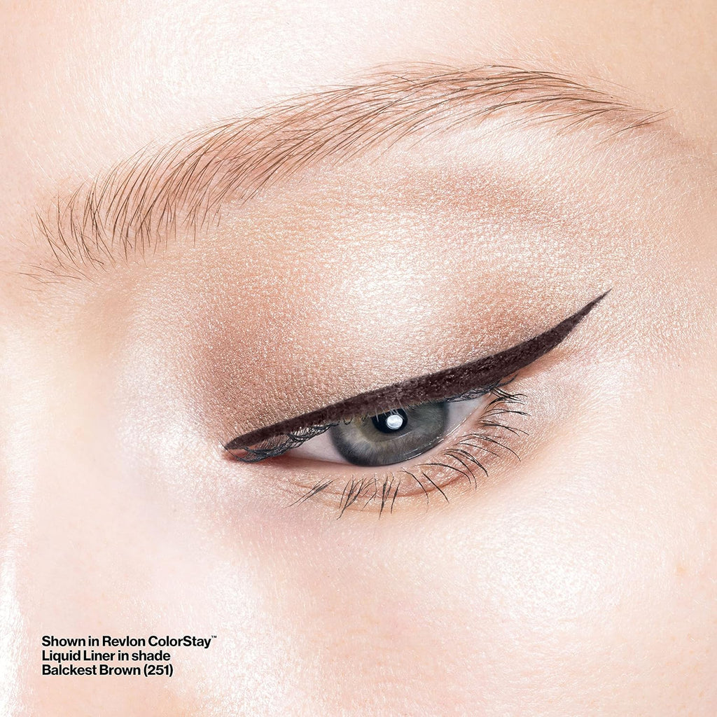 Revlon Liquid Eyeliner, Colorstay Eye Makeup, Waterproof, Smudgeproof, Longwearing With Ultra-Fine Tip, 251 Blackest Black, 0.08 Fl Oz (Pack Of 1)
