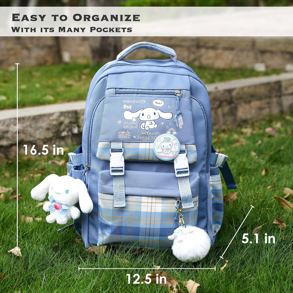 Juju Blue Kawaii Backpack - Cute Backpacks For Girls - Cute Backpack Kawaii Stuff - Backpacks For School Girls