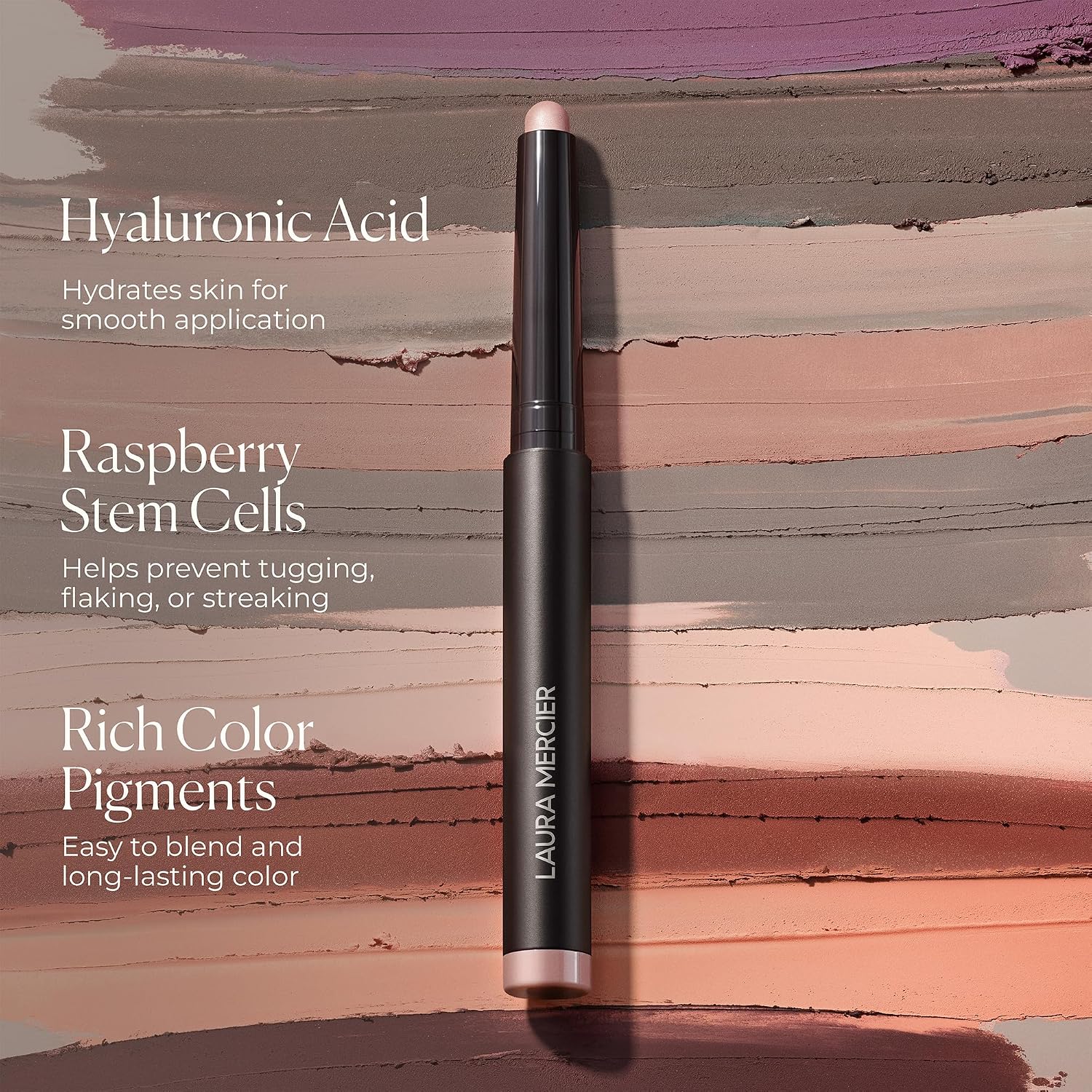 Laura Mercier Caviar Stick Cream Eyeshadow: Shimmer And Matte Finishes, 24Hr Wear, Long Lasting, Rich Color, Easily Blendable And Buildable, Waterproof, Hyaluronic Acid Infused