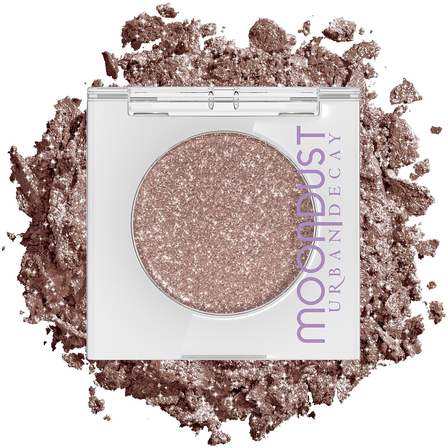 Urban Decay 24/7 Moondust Glitter Eyeshadow Single, Buildable Sparkly Eye Glitter, Long-Lasting Shimmer Finish, Reflective Iridescent Eye Shadow Topper, Wet Look Effect - 0.06 Oz