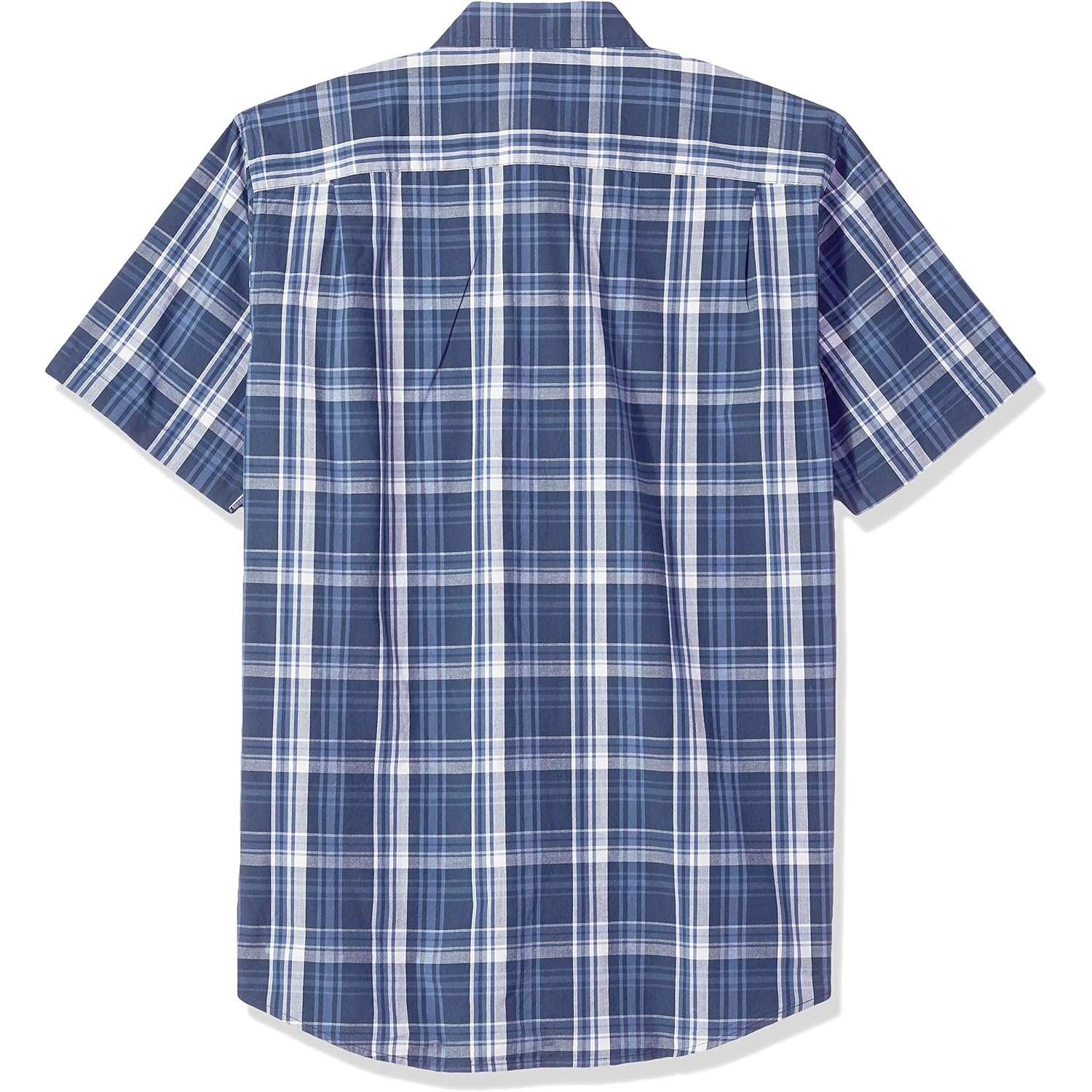 Amazon Essentials Men'S Regular-Fit Short-Sleeve Poplin Shirt, Collared, Washed