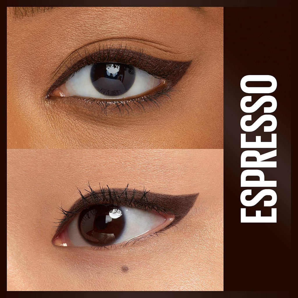 Maybelline Unstoppable Waterproof Mechanical Brown Eyeliner Pencil, Easy To Apply, Smooth Glide, Up To 24 Hour Wear, Espresso