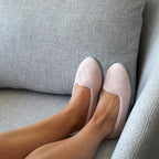Dearfoams Women'S Rebecca Soft Memory Foam Lightweight House Shoes Cozy Loafer With Warm Lining And Wide Widths Slipper