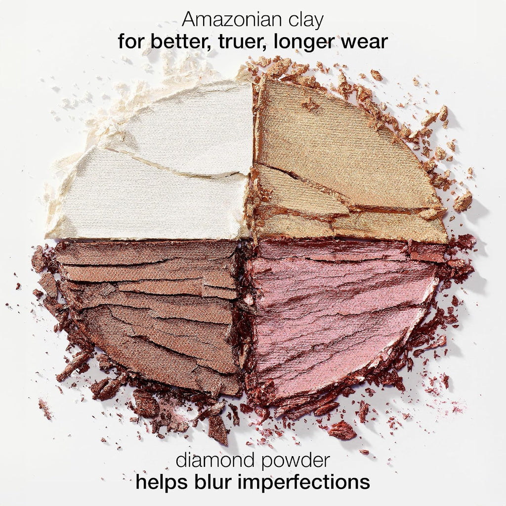 Tarte Glow Wardrobe Highlighting Eye & Cheek Palette – Highlighter, Blush, Bronze & Eyeshadow All-In-One Face & Eye Viral Makeup For Everday Radiant Blendable Glow, Vegan & Cruelty Free, Full Size