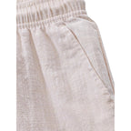 Jotook Mens Casual Chambray Shorts 7 Inch Elastic Waist Drawstring Shorts Lightweight Cotton Summer Beach Short