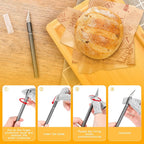 Upgraded Bread Lame with 10 Blades - Professional sourdough Scoring Tool for bread scoring tool, Safety Cover & Ergonomic Handle - Premium Bread Scoring Knife for Artisan Bread Making