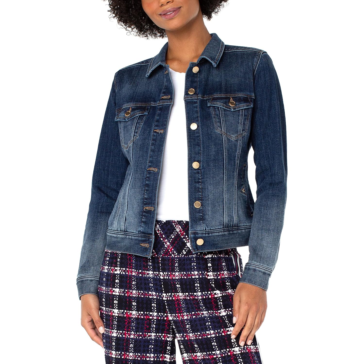 Liverpool Women's Classic Jean Jacket High Performance Denim