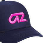 adidas Unisex Trucker Hat – Sport Snapback Cap Team Navy Blue 2/Atlanta Pink