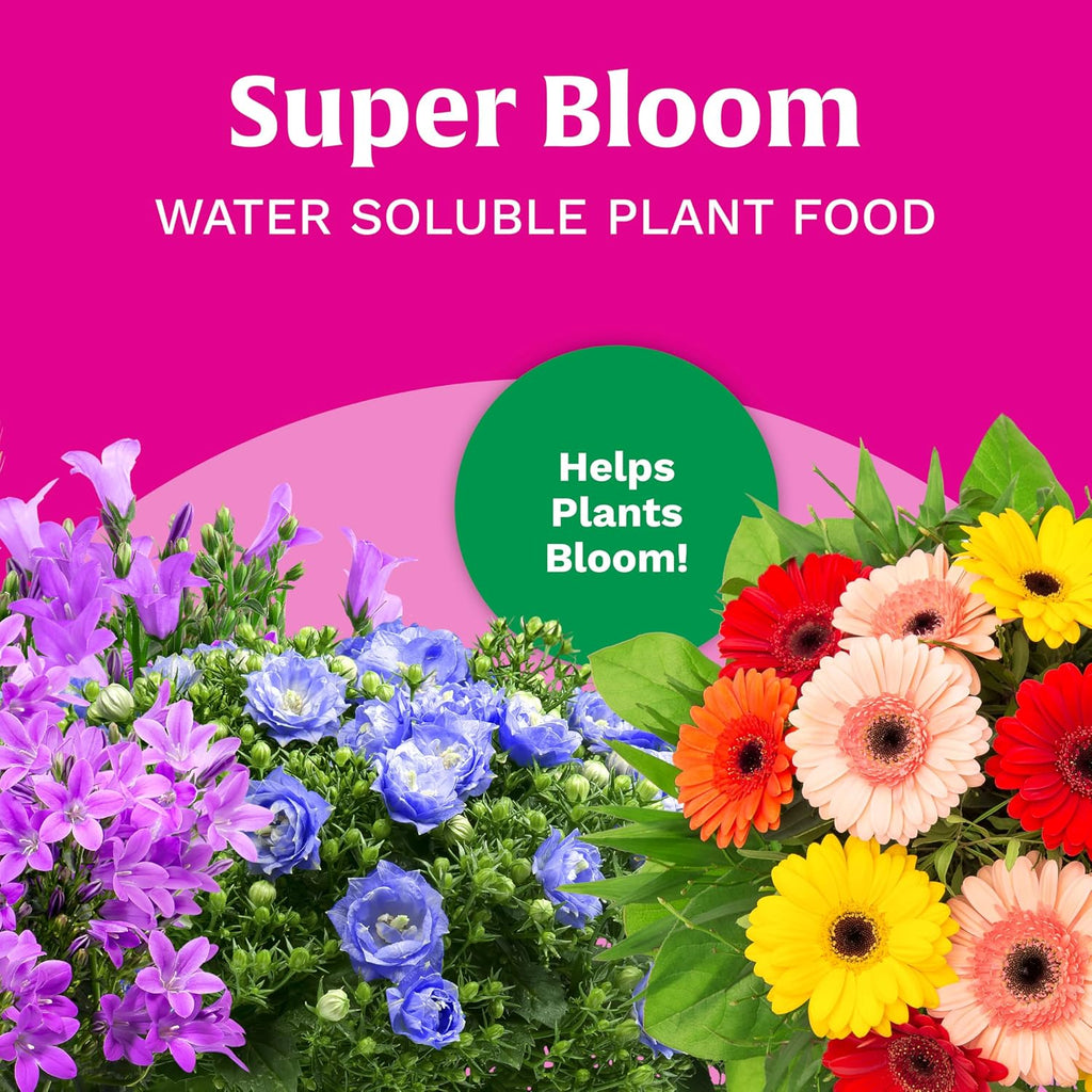 Scotts Super Bloom Water Soluble Plant Food, 2 Lbs. | Npk 12-55-6 - Fertilizer For Outdoor Flowers, Fruiting Plants, Containers And Bed Areas - Feeds Plants Instantly