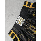 Beaudrm Men'S Muay Thai Shorts Graphic Elastic Waist Kickboxing Baggy Sport Gym Shorts