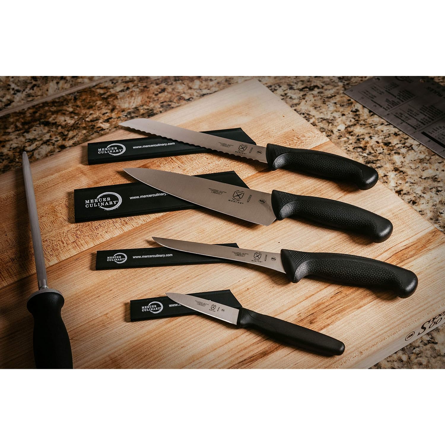 Mercer Culinary Knife Guard, 8 Inch X 2 Inch,Black