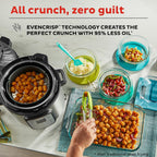 Instant Pot Duo Crisp 11-In-1 Air Fryer And Electric Pressure Cooker Combo With Multicooker Lids That Air Fries, Steams, Slow Cooks, Sautés, Dehydrates, & More, Free App With Over 800 Recipes, 6 Quart