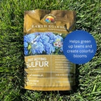 Earth Science Fast Acting Sulfur Granules – 5Lb – Reduces Soil Ph And Nutrient Runoff, Improves Growth & Color For Acid-Loving Plants, Long-Lasting Lawn Care Supplement