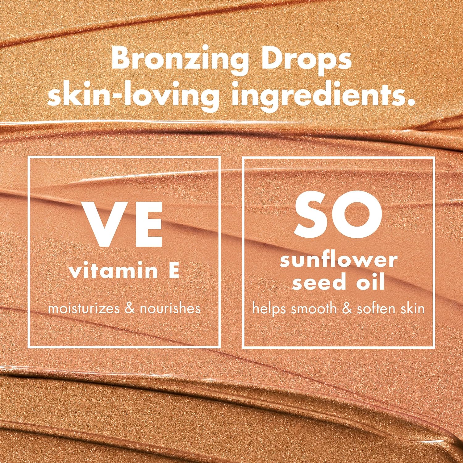 E.L.F. Skin Bronzing Drops, Liquid Face Tinted Serum With Vitamin E & Sunflower Oil, Shimmer Finish, Vegan & Cruelty-Free, Rose Gold