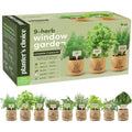 Planters' Choice 9 Herb Indoor Window Garden Kit - Birthday Gifts - House Plants Seeds - Best Unique Gift Ideas For Women, Mom, Friend, Her, Housewarming, Mother - Live Plant Starter, Gardening Lovers