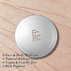 Focallure Shimmer Face Highlighter Makeup Powder, Gel To Powder Glow Finish, Leaving A Lightweight & Healthy Radiance, Long Lasting Luminous Face Body Highlighter Makeup,Gd01 New World