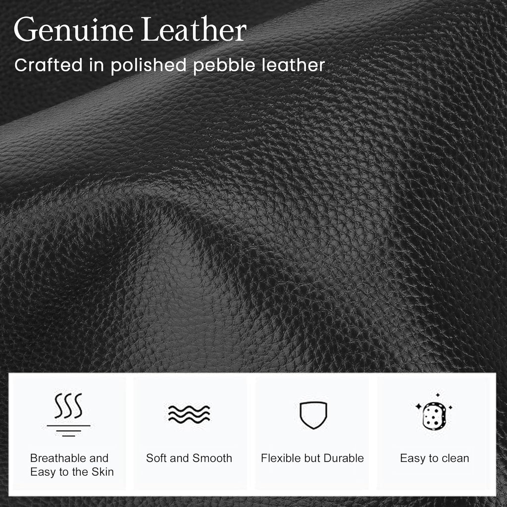 befen Genuine Leather Sling Bag for Women Anti-Theft Crossbody Chest Bags Fanny Packs for Travel with RFID Card Slots
