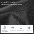 befen Genuine Leather Sling Bag for Women Anti-Theft Crossbody Chest Bags Fanny Packs for Travel with RFID Card Slots