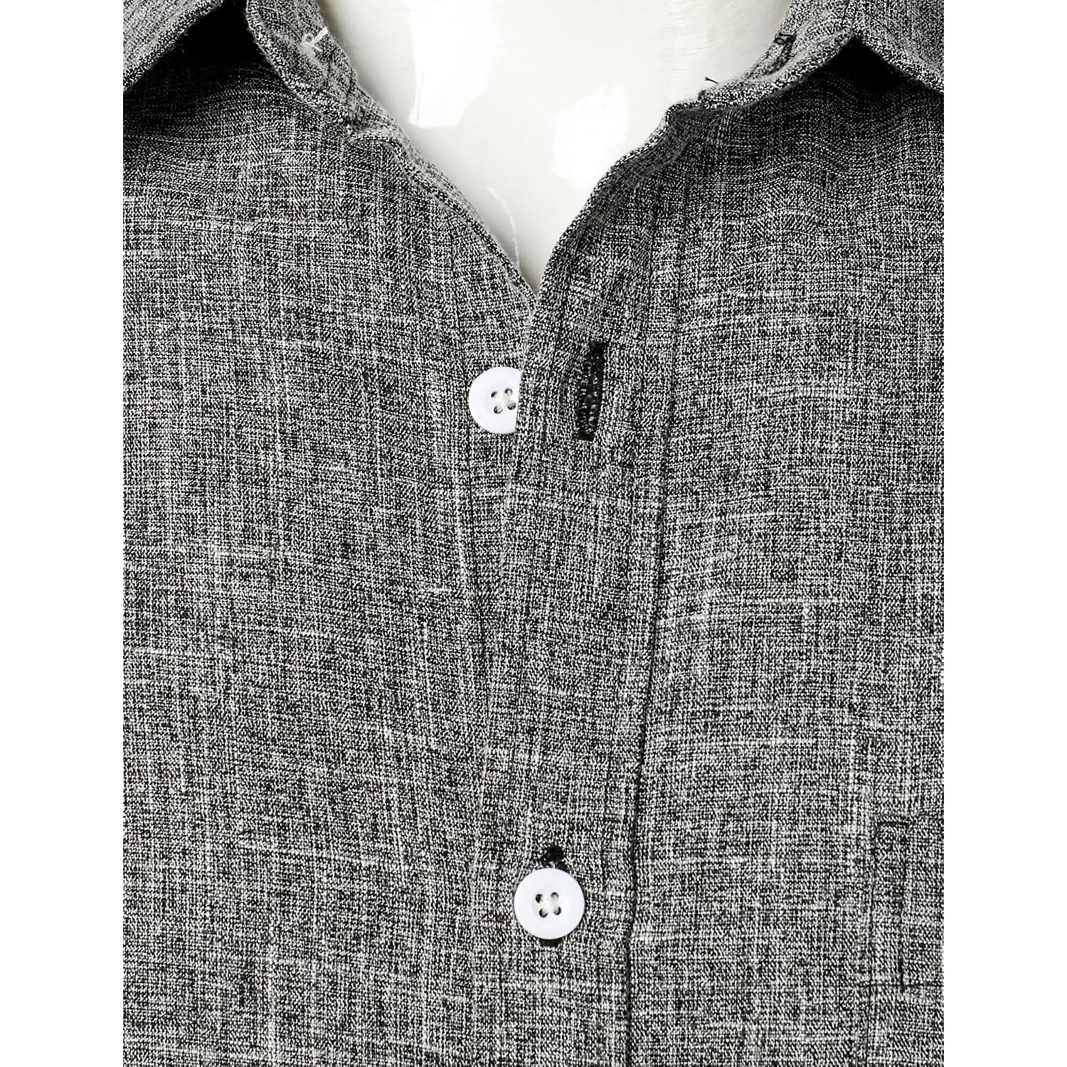 Parklees Mens Wrinkle Free Short Sleeve Button Down Shirts Texture Linen Shirts Casual Vacation Beach Summer Tops