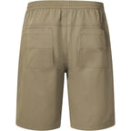 Qpngrp Men'S Stretch Waist Casual Shorts With 5 Pockets Include 1 Zipper Pocket