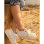 Initial Ankle Bracelets for Women Waterproof 14K Gold Plated Dainty Layered Figaro Chain Letter Initial CZ Heart Ankle Bracelets Set Summer Beach Jewelry for Women