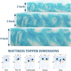 EGO Topper 2 Inch Twin Memory Foam Mattress Topper, Gel Foam Mattress Topper for Pressure Relief, Ventilated Design Bed Topper in a Box, CertiPUR-US Certified, 38"×75", Medium