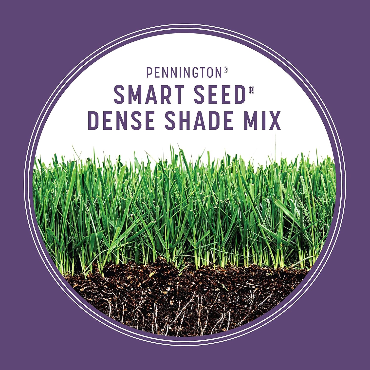 Pennington Smart Seed Dense Shade Mix, Grass Seeds For Lawn, 4/7 Lb