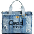 COACH Cargo Tote 26 in Upcycled Denim