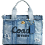 COACH Cargo Tote 26 in Upcycled Denim