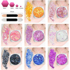 Body Glitter Face Glitter Makeup Festival Glitter, 20 Colors Face and Body Glitter Gel, Hair Glitter Gel, Body Makeup