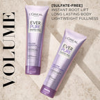 L'Oreal Paris Volume Sulfate Free Shampoo and Conditioner for Color-Treated Hair, EverPure, 8.5 Fl Oz (Set of 2)