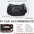 Crossbody Purse for Women Ladies Soft PU Leather Shoulder Bag Medium Roomy Handbag Fashion Tote Top Handle Satchel