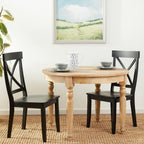 Homestyles Blair Black Dining Chairs, Set Of 2